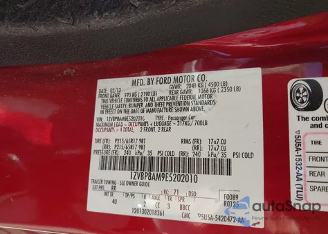 2014 Ford Mustang V6 Premium from USA, damaged, VIN 1ZVBP8AM9E5202010